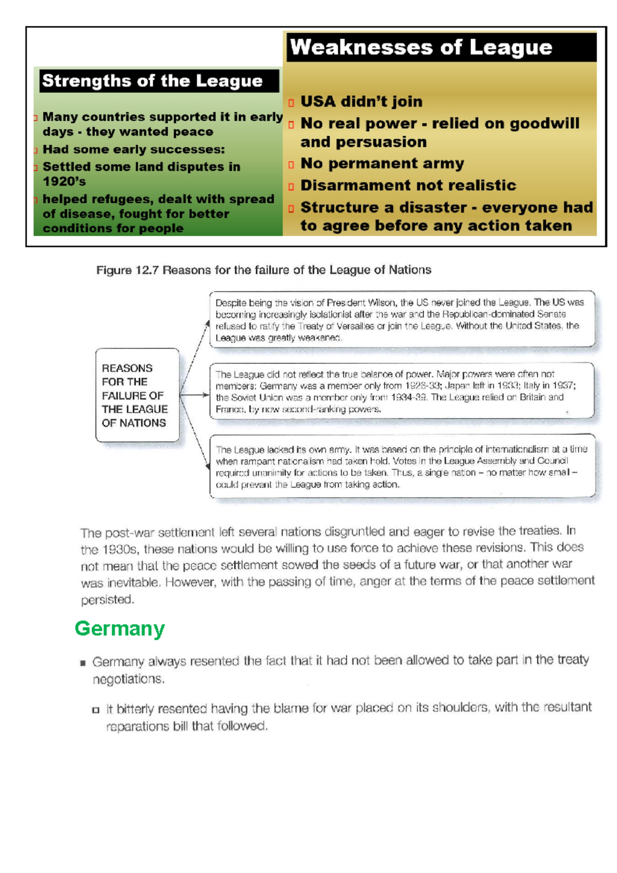 9. successes and failures of the LON-1 - Germany Italy Japan What is ...