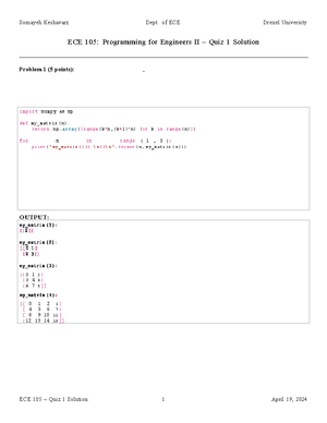 ECE 105 Lecture 3: Linear Regression & Power Laws Study Notes - Studocu