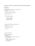 Prog10 - SCAN Disk Scheduling Algorithm Implementation