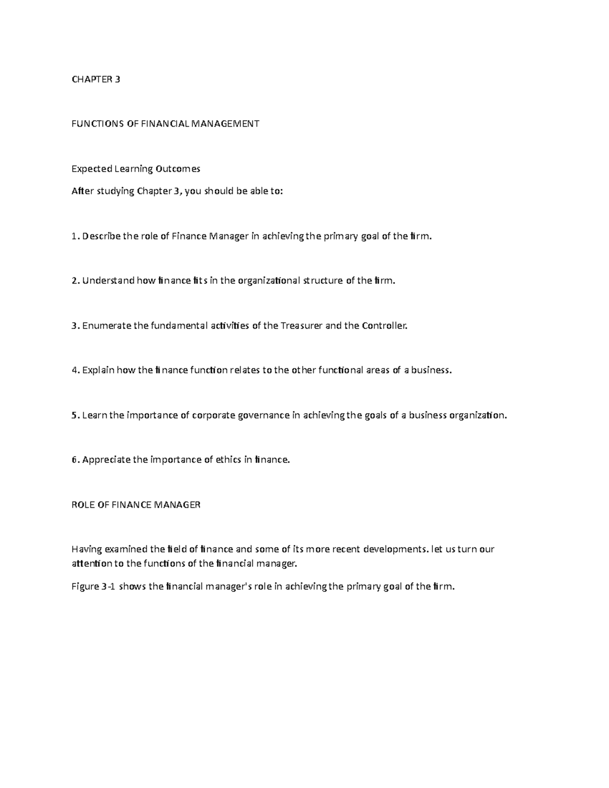 Chapter 3 financial management from management science - CHAPTER 3 ...