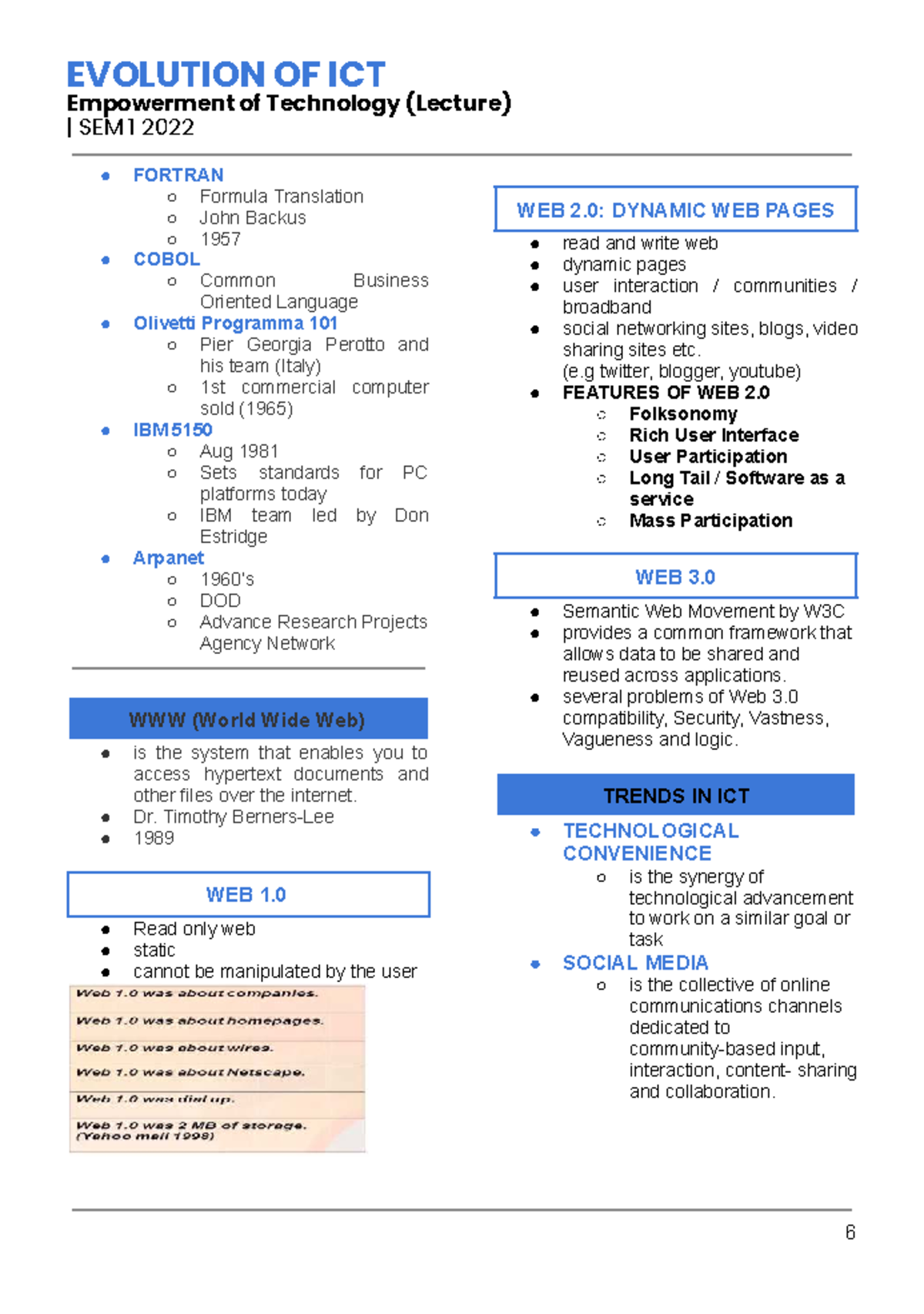 Evolution of ICT pt - Information Technology - EVOLUTION OF ICT ...