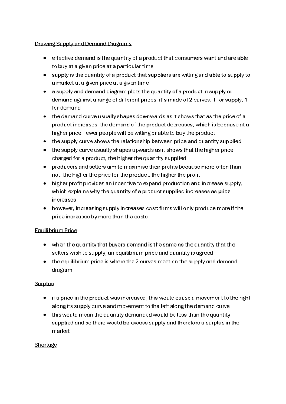 Supply and Demand Diagrams: Understanding Market Equilibrium and ...
