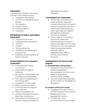 NCM 104 Lec - Essential Roles in Family Health Nursing - Studocu