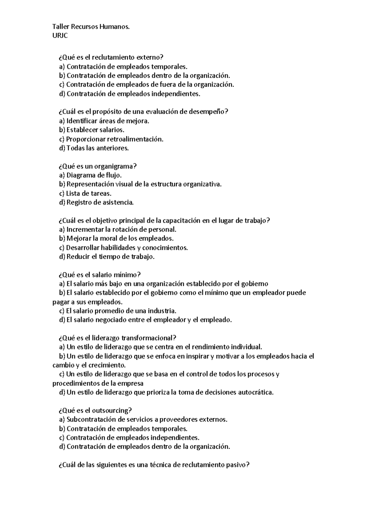 Que Es Dnc En Recursos Humanos