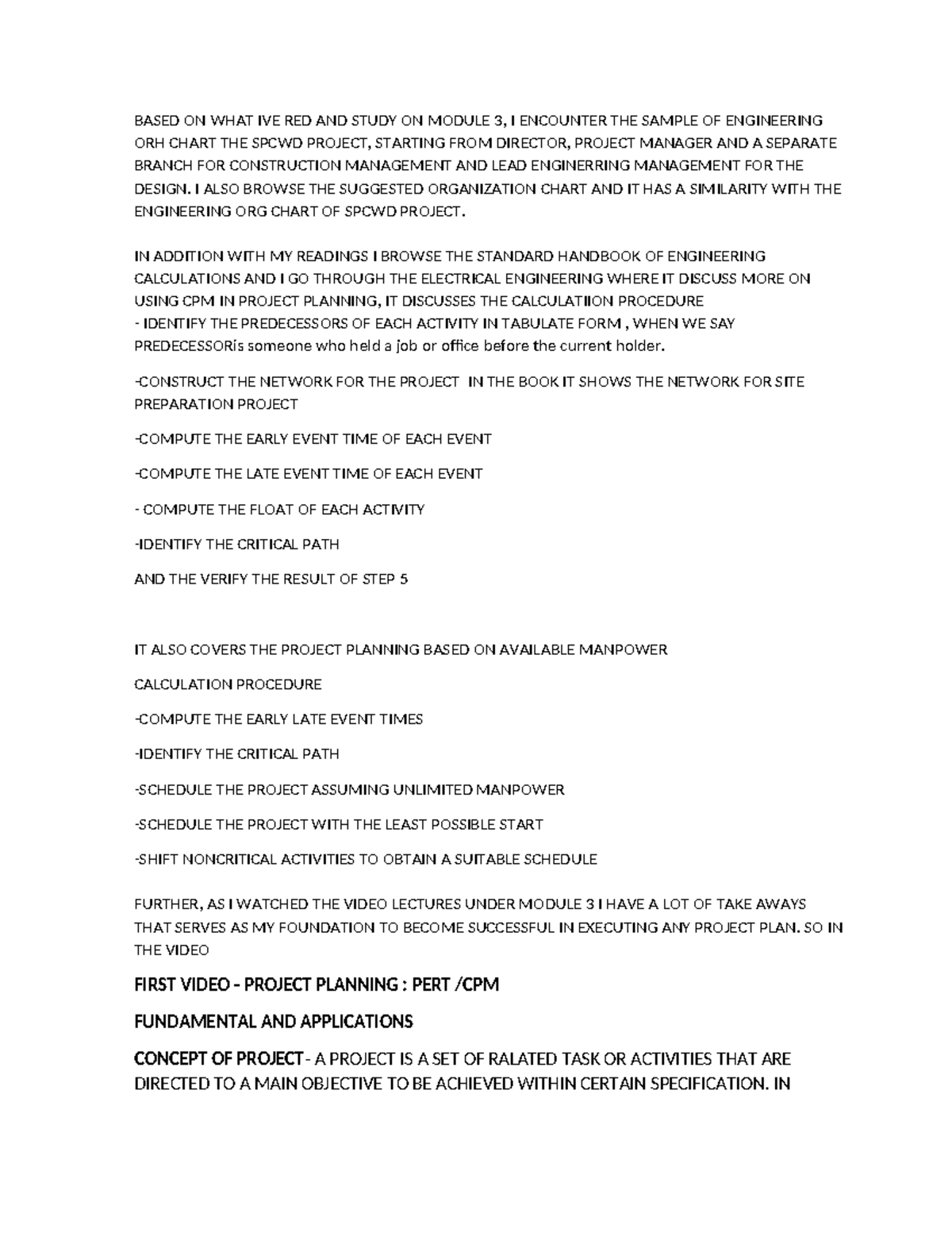 Based ON WHAT IVE RED AND Study ON Module 3 - BASED ON WHAT IVE RED AND ...