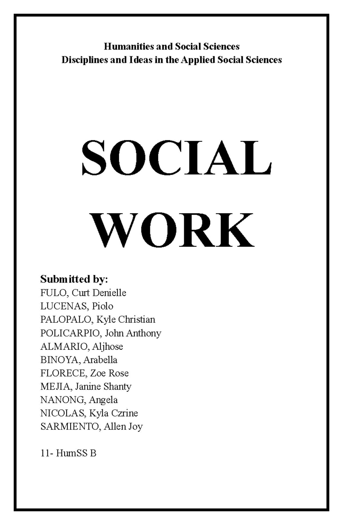 Social Work 101: Understanding the Discipline and Practice - Studocu
