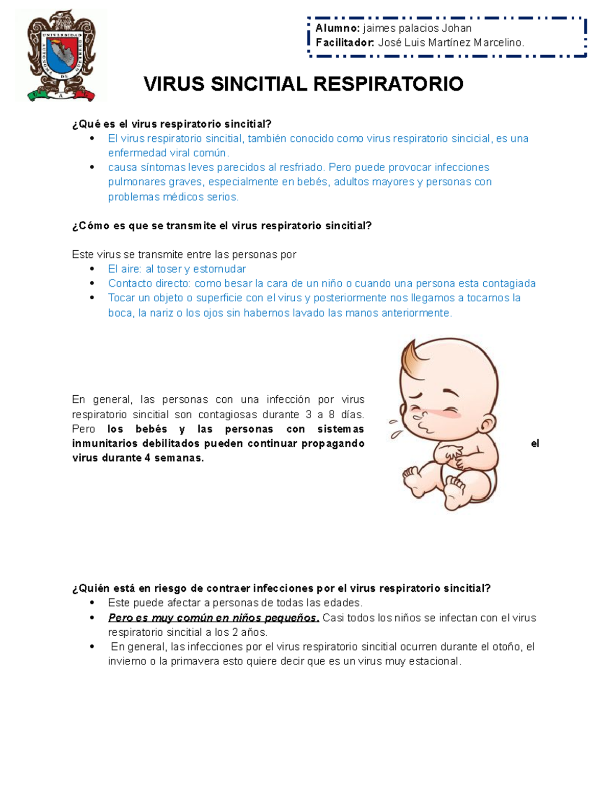 Virus sincitial - VIRUS SINCITIAL RESPIRATORIO ¿Qué es el virus ...