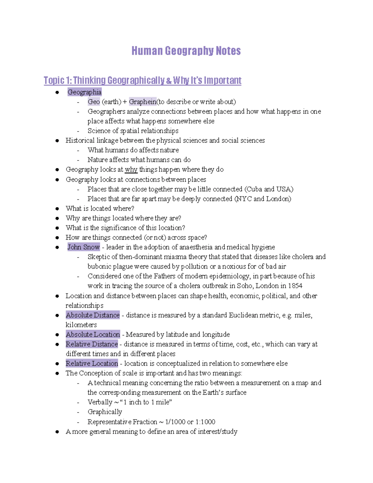 GEOG 1101 Exam 3 - Economic Geography & Development Lecture Notes - Studocu