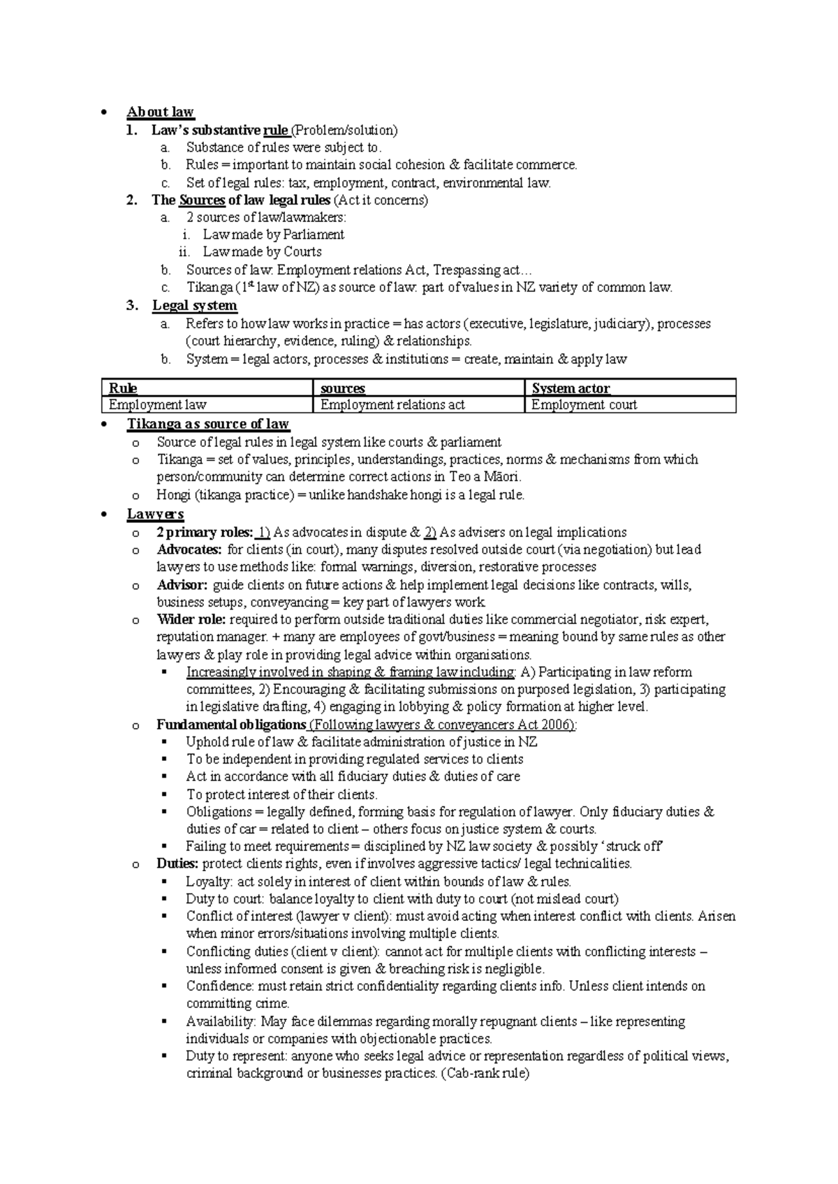 Law101 A Final Exam Notes: Understanding Legal Principles and Systems ...