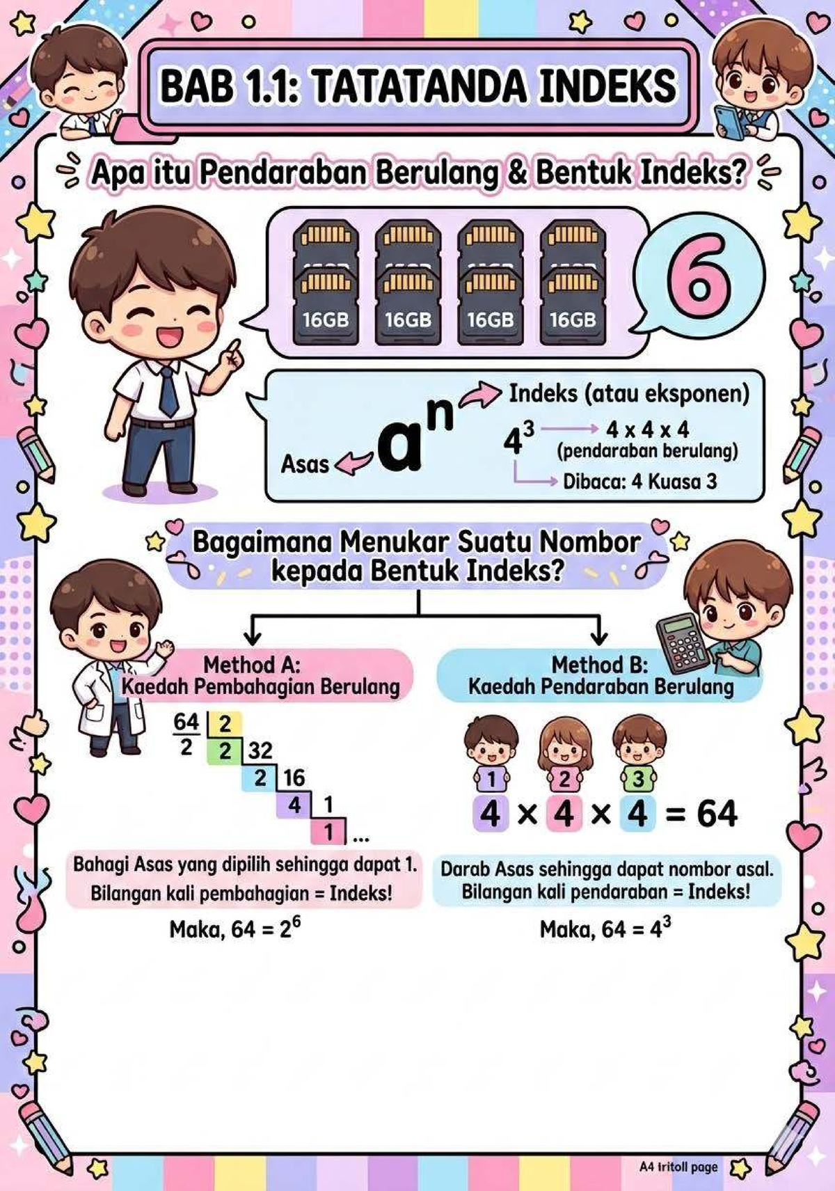 NOTA MATEMATIK: HUKUM INDEKS DAN PENDARABAN BERULANG - Studocu
