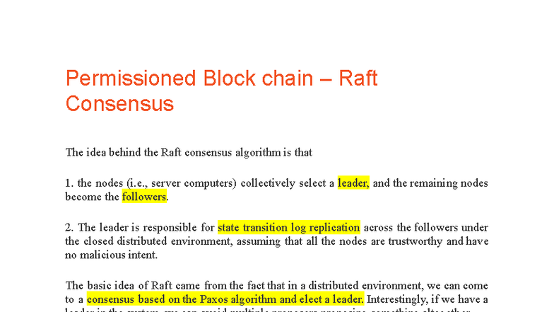 RAFT Consensus Algorithm: Understanding Leader Election and Log ...