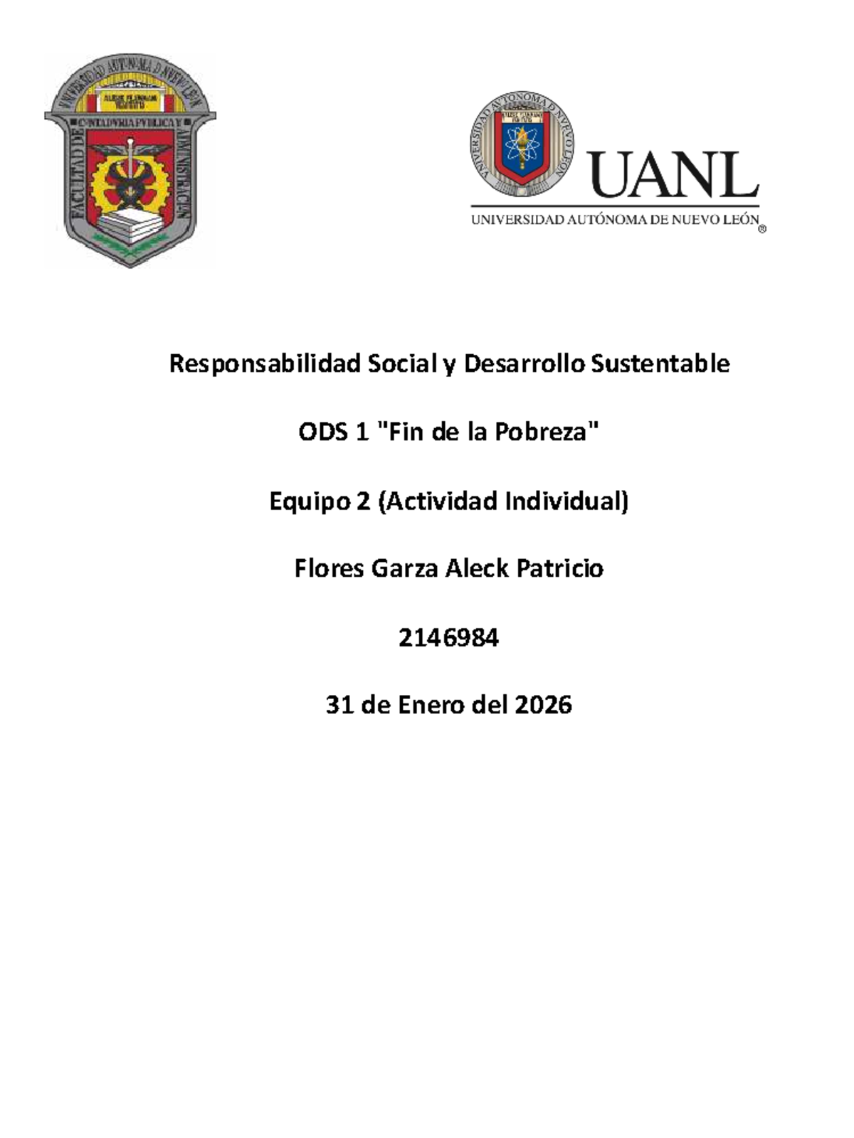 ODS 1: Fin de la Pobreza - Análisis y Políticas Sostenibles - Studocu