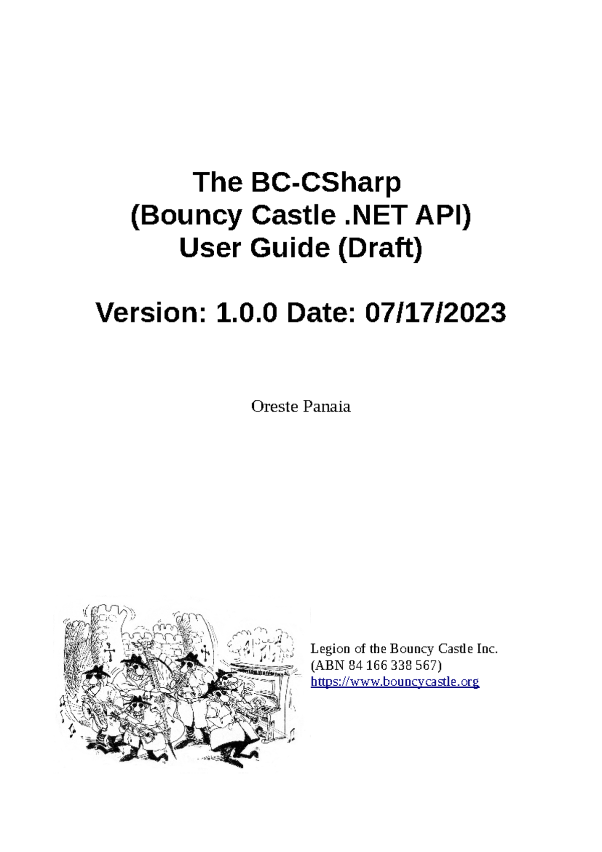 Bouncy Castle C#/.NET Encryption User Guide - Version 1.0.0 - Studocu