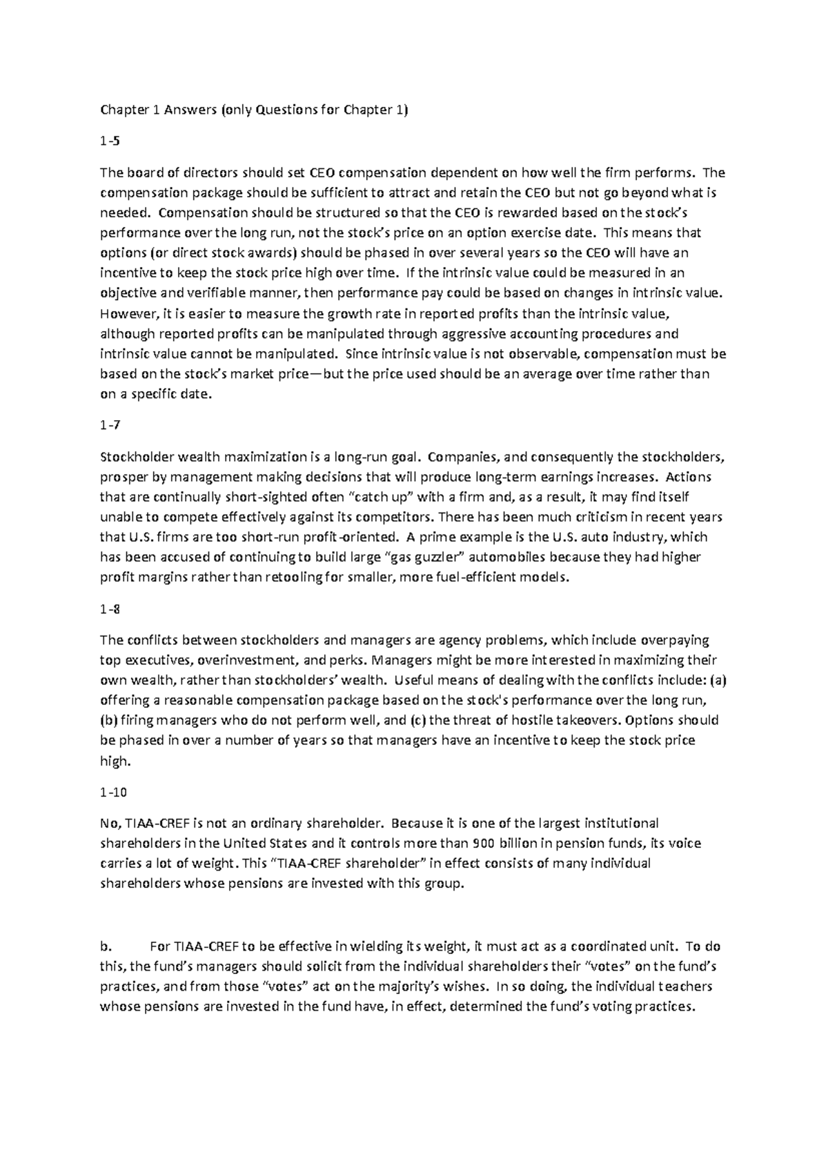 Chapter+1+Answers - Practice question - Chapter 1 Answers (only ...
