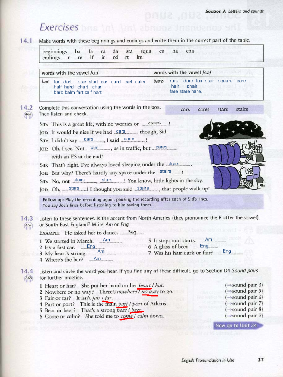 Exercises ABC 14, 15, 16: Vocabulary and Sounds Notes - Studocu