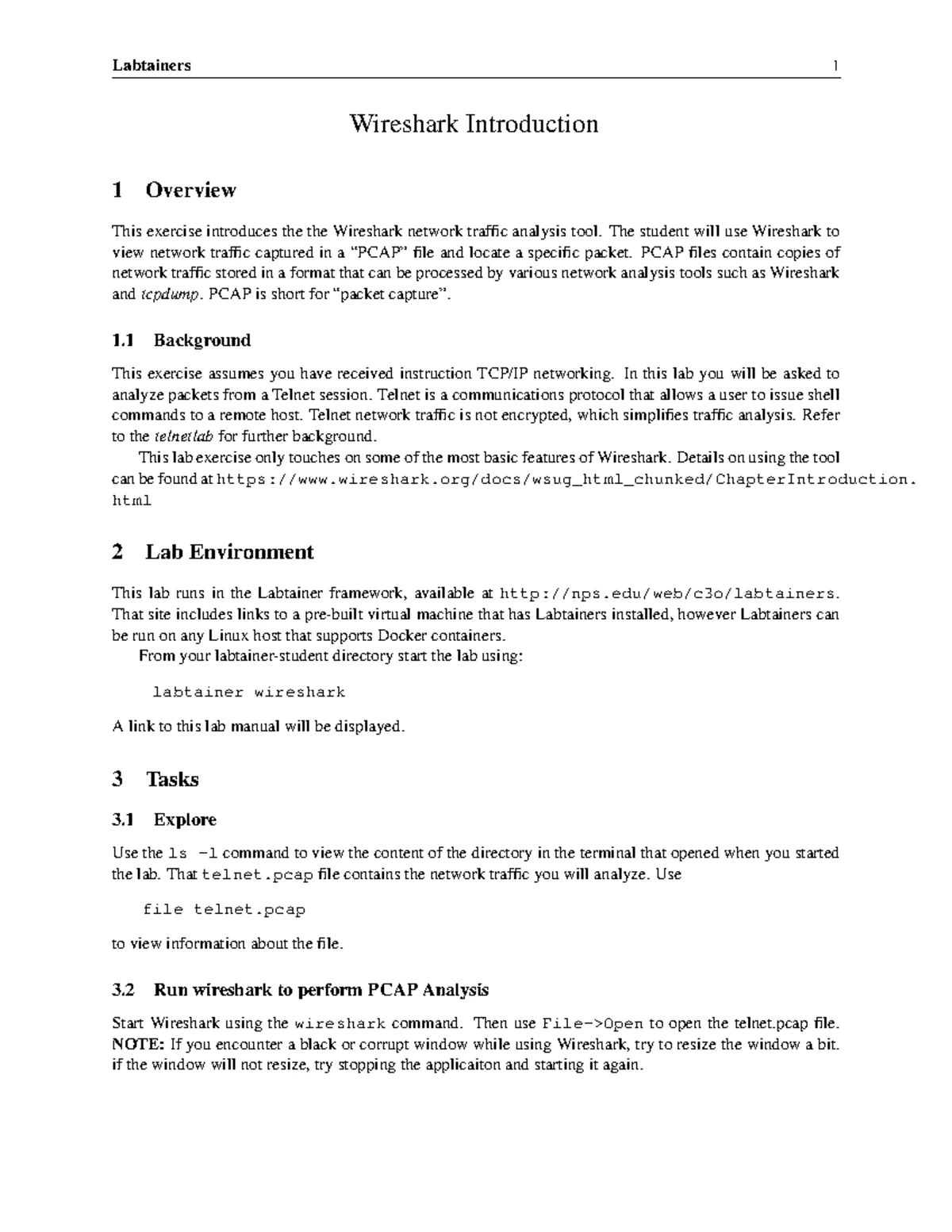 Labtainer 1: Exploring Overrun of Data Structures in C Programs - Studocu
