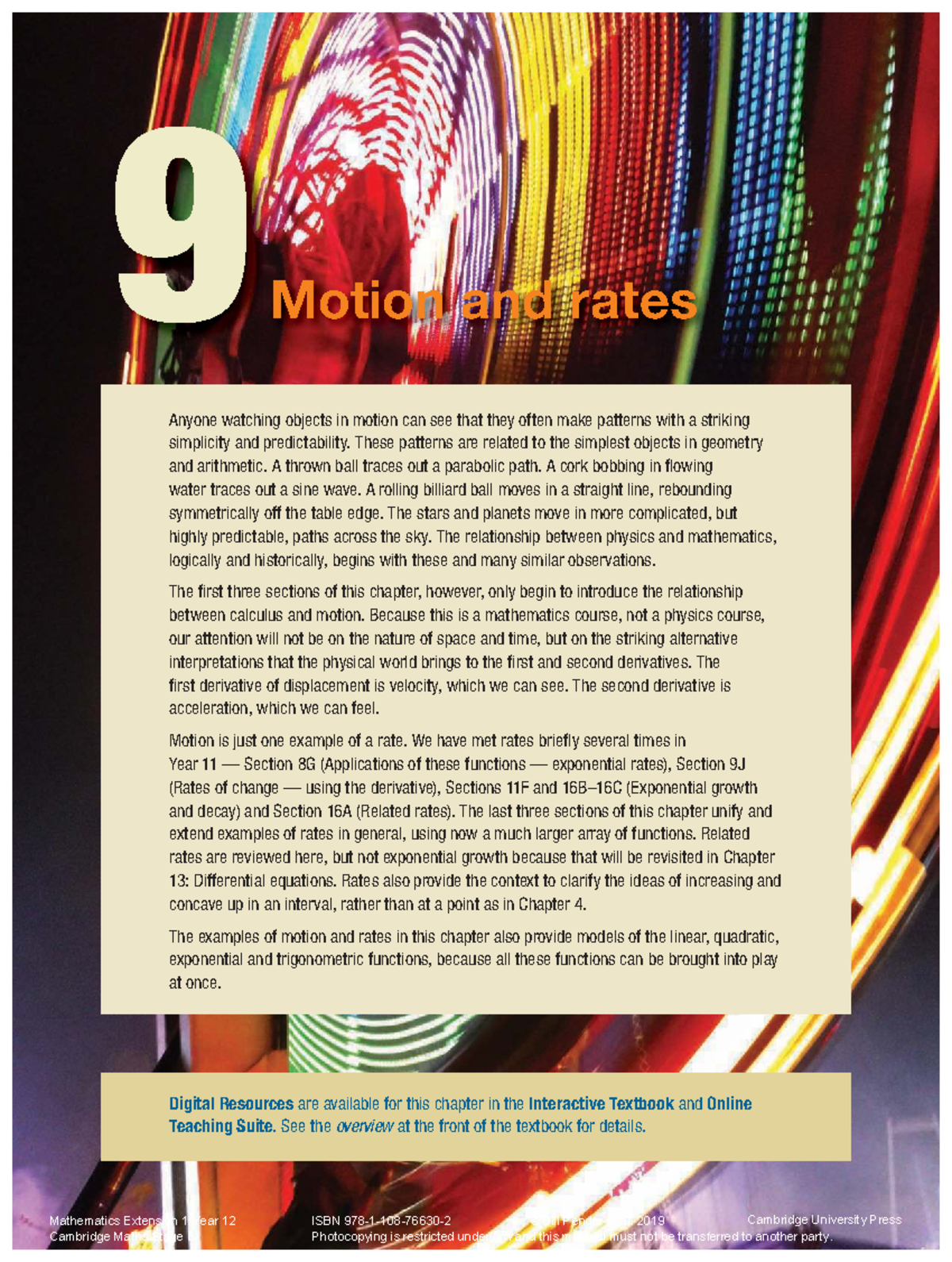 Ch09 - Motion and Rates: Understanding Velocity and Acceleration in ...