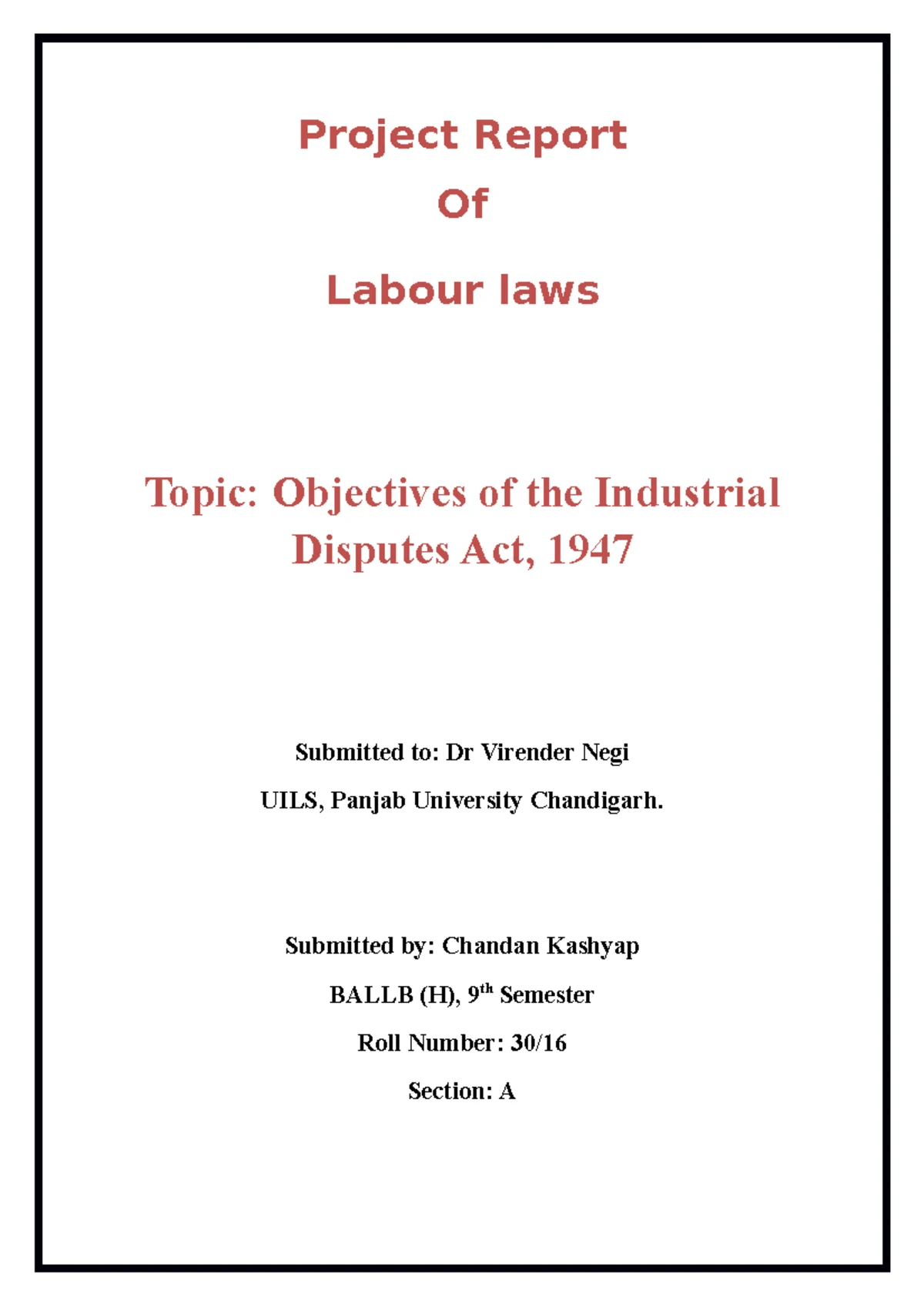 Exploitation of labour and its pattern - LABOUR LAW ASSIGNMENT ON ...