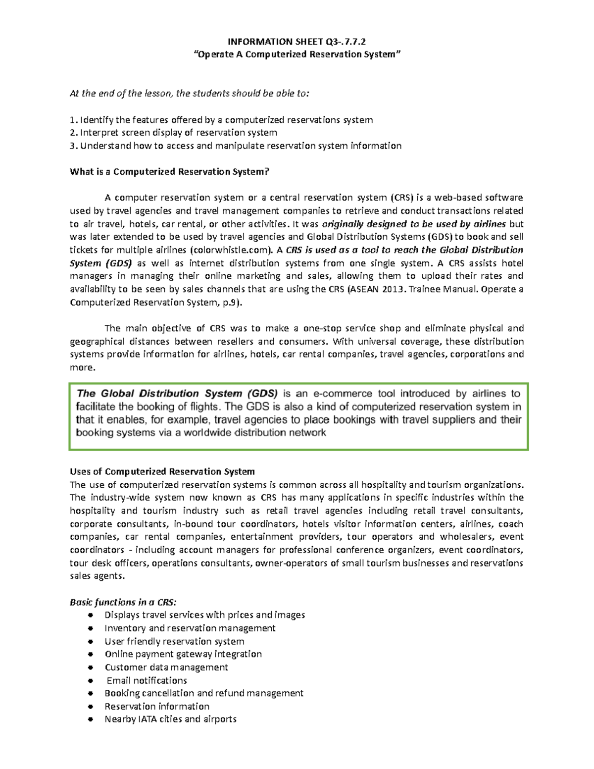 RFC Module 7-HE2-FOS1 - Lesson 7: Understanding Computerized ...
