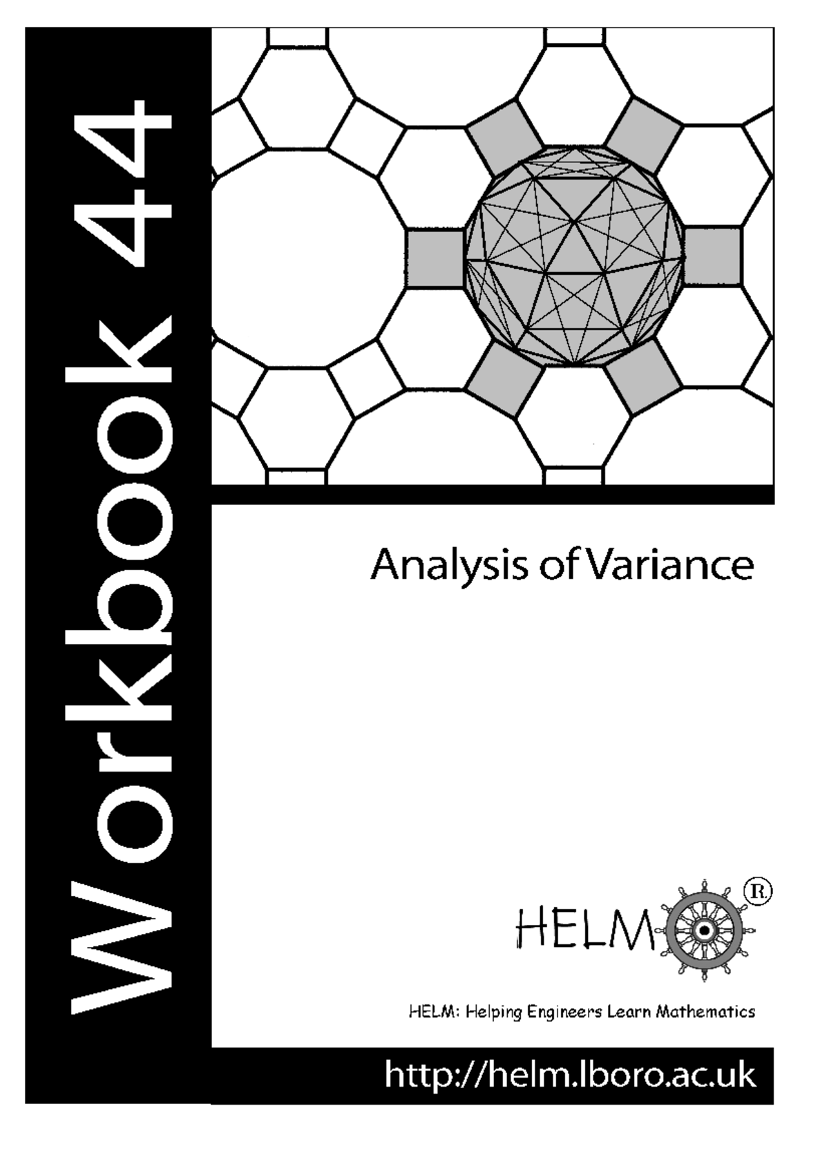 HELM 44: One-Way Analysis of Variance Workbook - Engineering Statistics ...