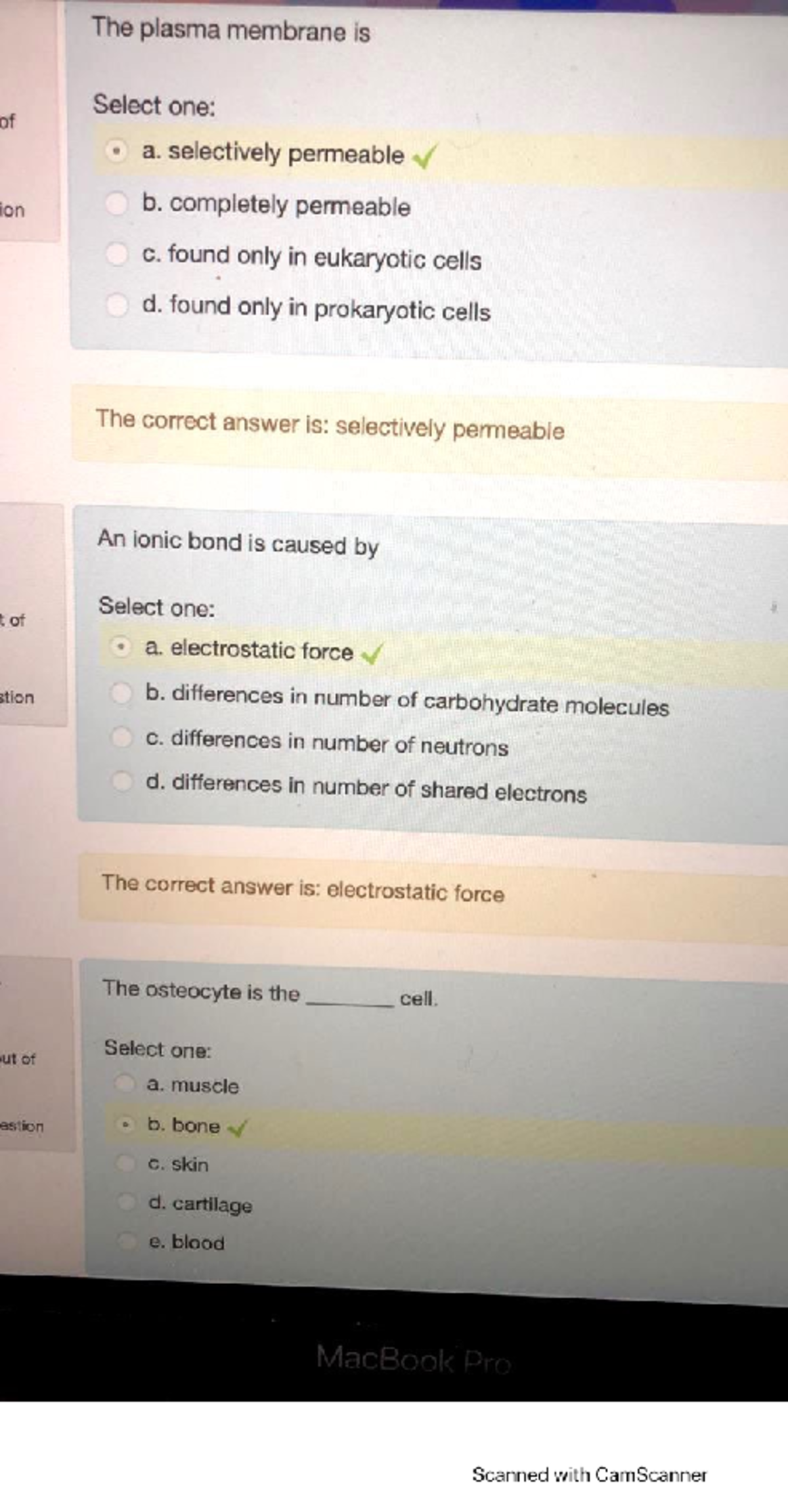 Quiz 1 Notes for Biology (BIOL101) Study Guide - Studocu
