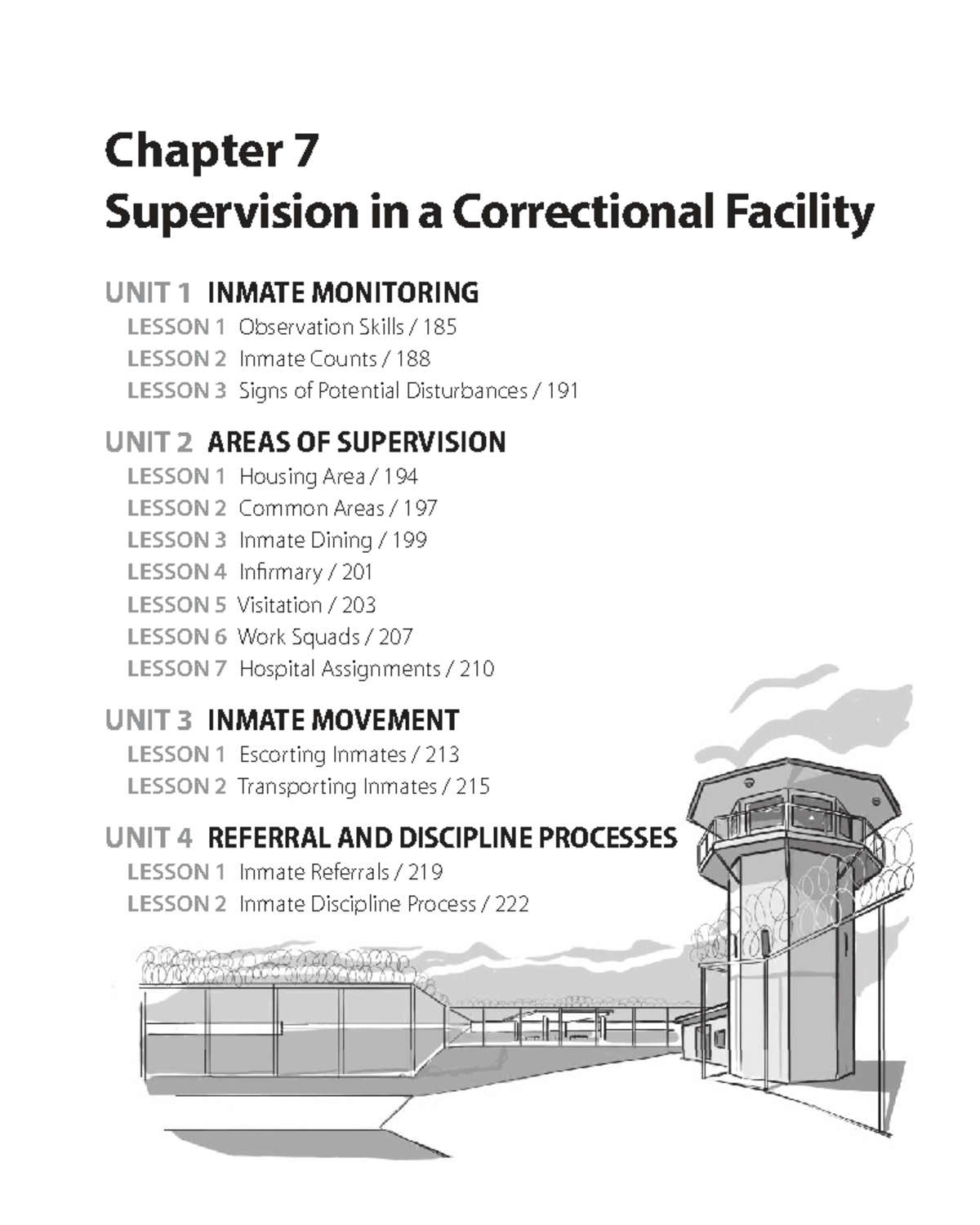 CO711 - Chapter 7: Supervision in a Correctional Facility Overview ...