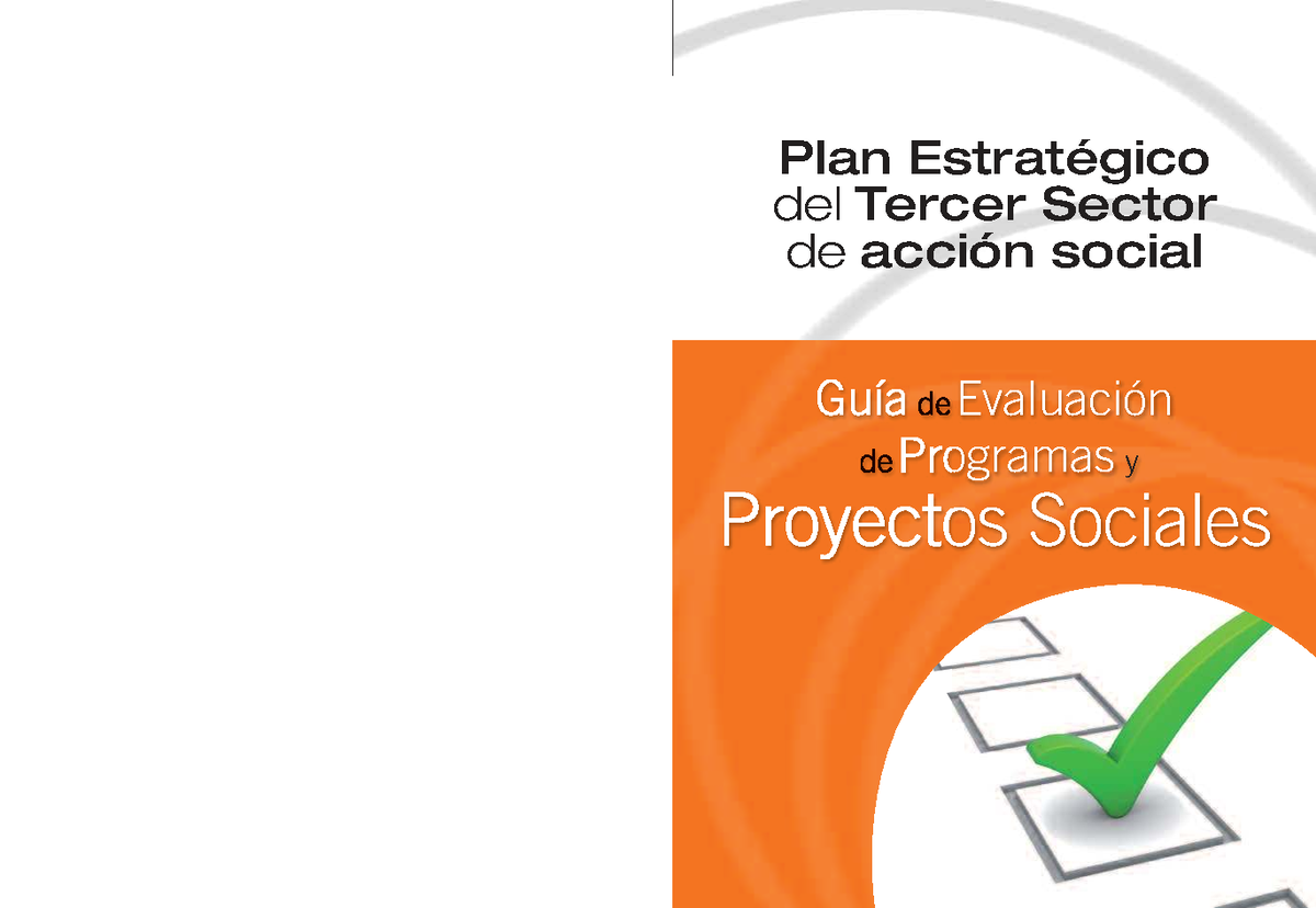 Guía de Evaluación de Programas y Proyectos Sociales - Trabajo Social ...