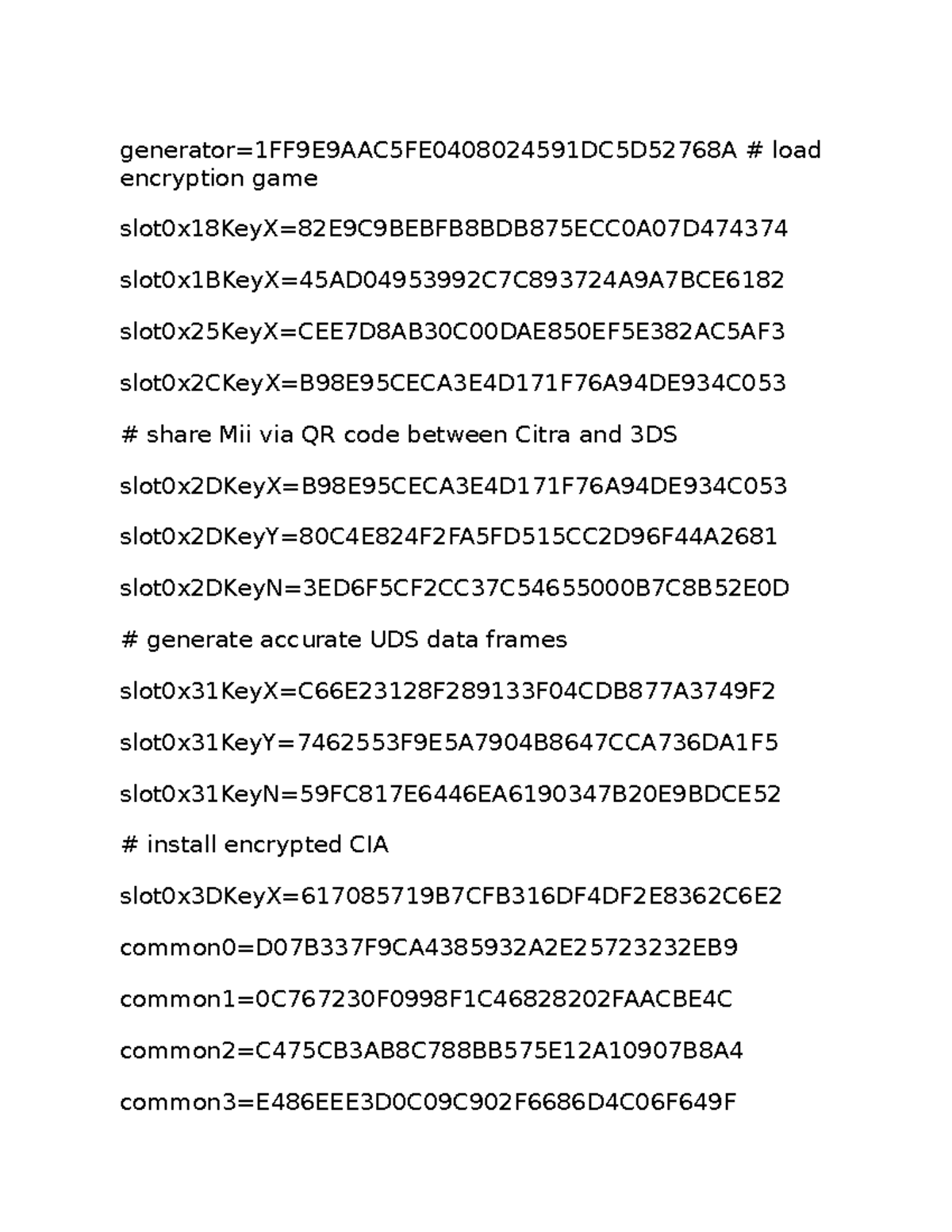 Aes keys - Ciencias - generator=1FF9E9AAC5FE0408024591DC5D52768A # load ...