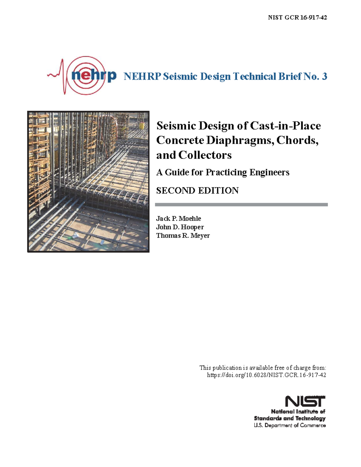 NIST GCR NEHRP Seismic Design Technical Brief No. 3: Concrete ...