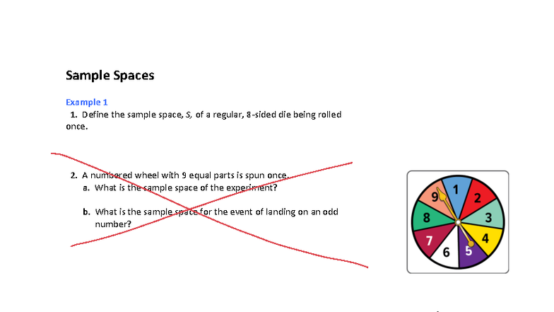 Sample Space, Probability & Counting Worksheet (Math 101) - Studocu