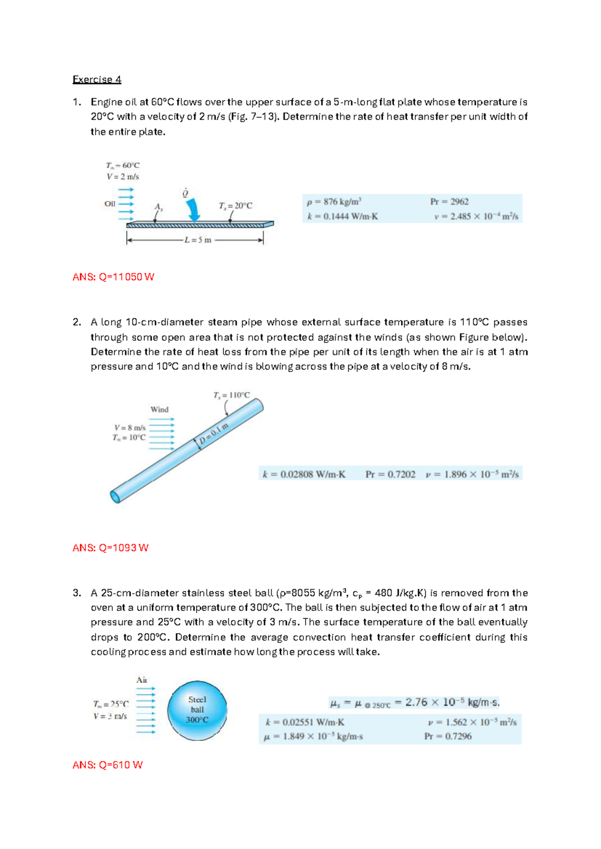 Exercise 4: Heat Transfer Calculations for Fluid Dynamics Problems ...