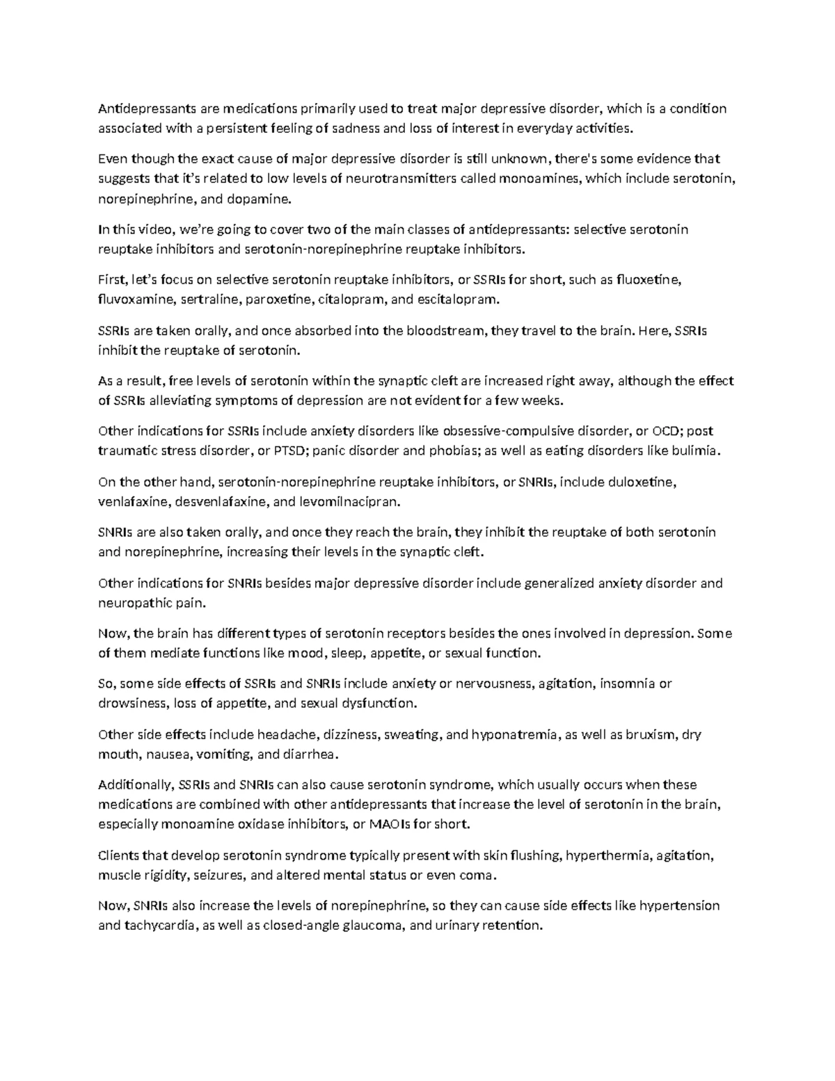 D441 Pharmacology Final Exam Cheat Sheet: Anticoagulants & More - Studocu