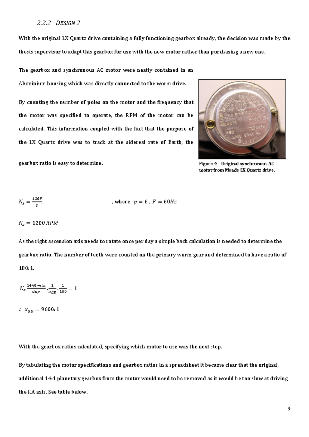 Astronomy-Astronomical Telescope Tracking System: Design 2 Analysis ...