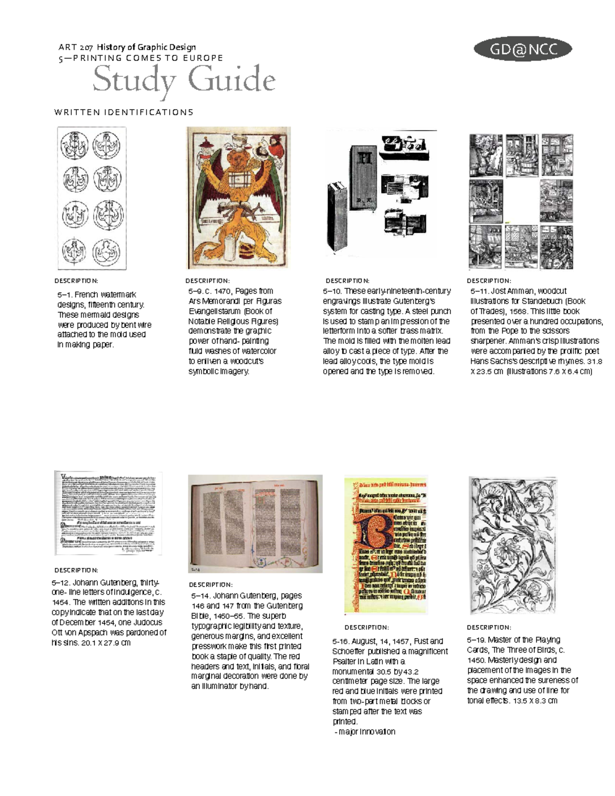 Study Guide for Art207: History of Graphic Design - Chapter 5 - Studocu