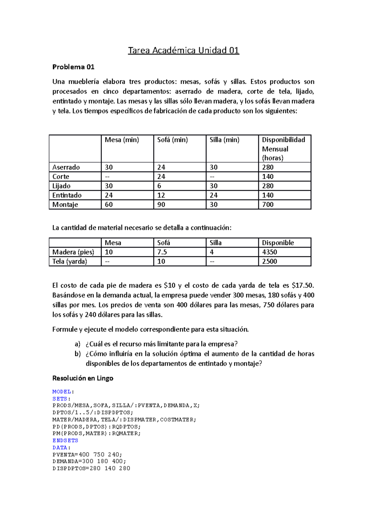 Práctica Calificada 01 - INV. OPER - Document Preview