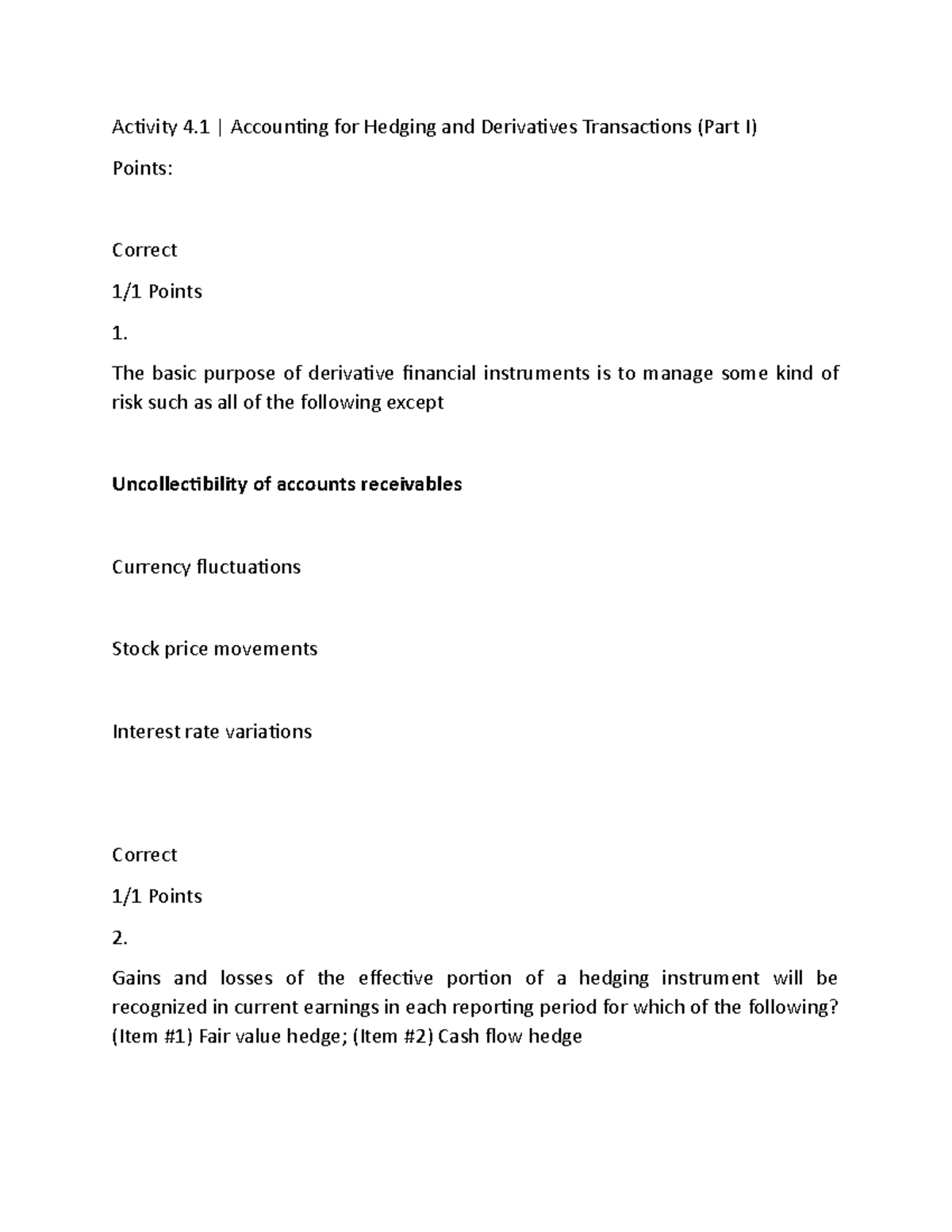 Buscom 4 - Chapter 4 Assignment on Business Combinations & Derivatives ...