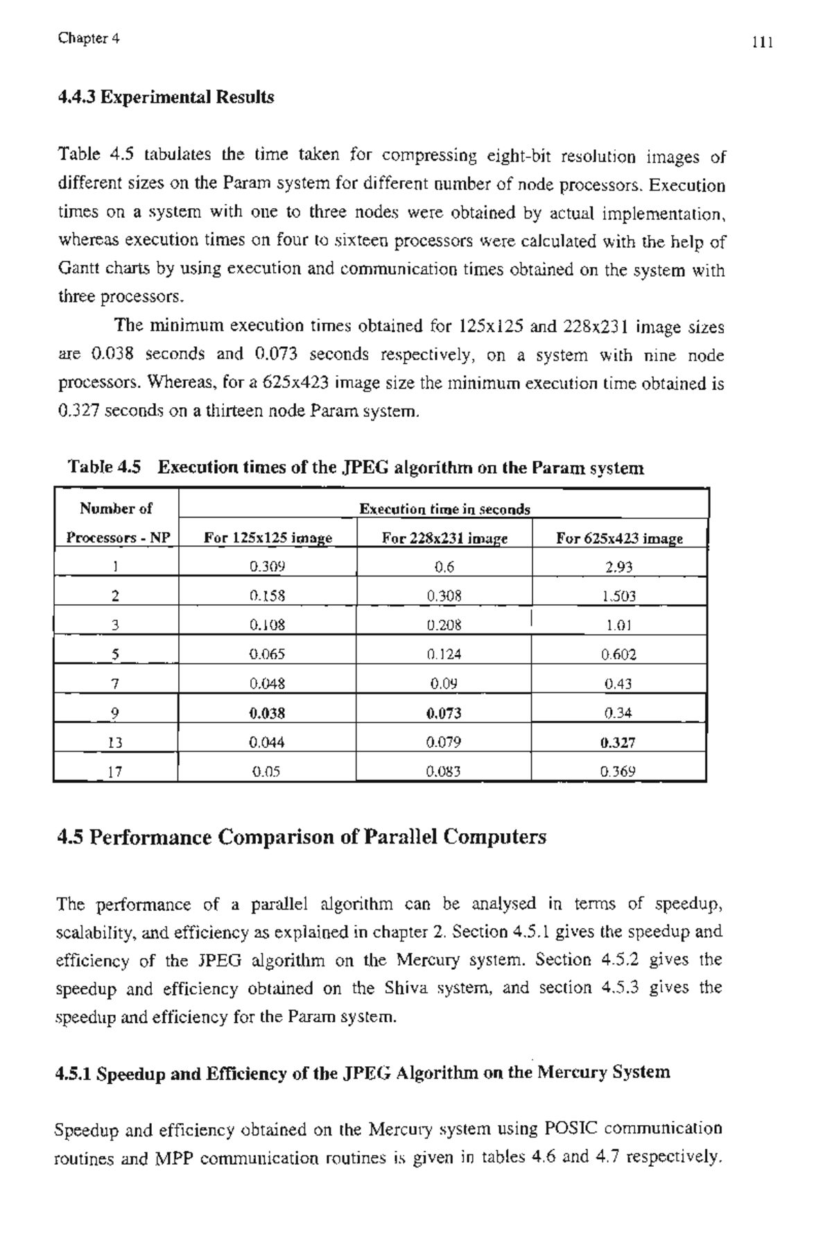 Digital Image Compression ON Parallel Computer-12 - 4.4 Experimental ...