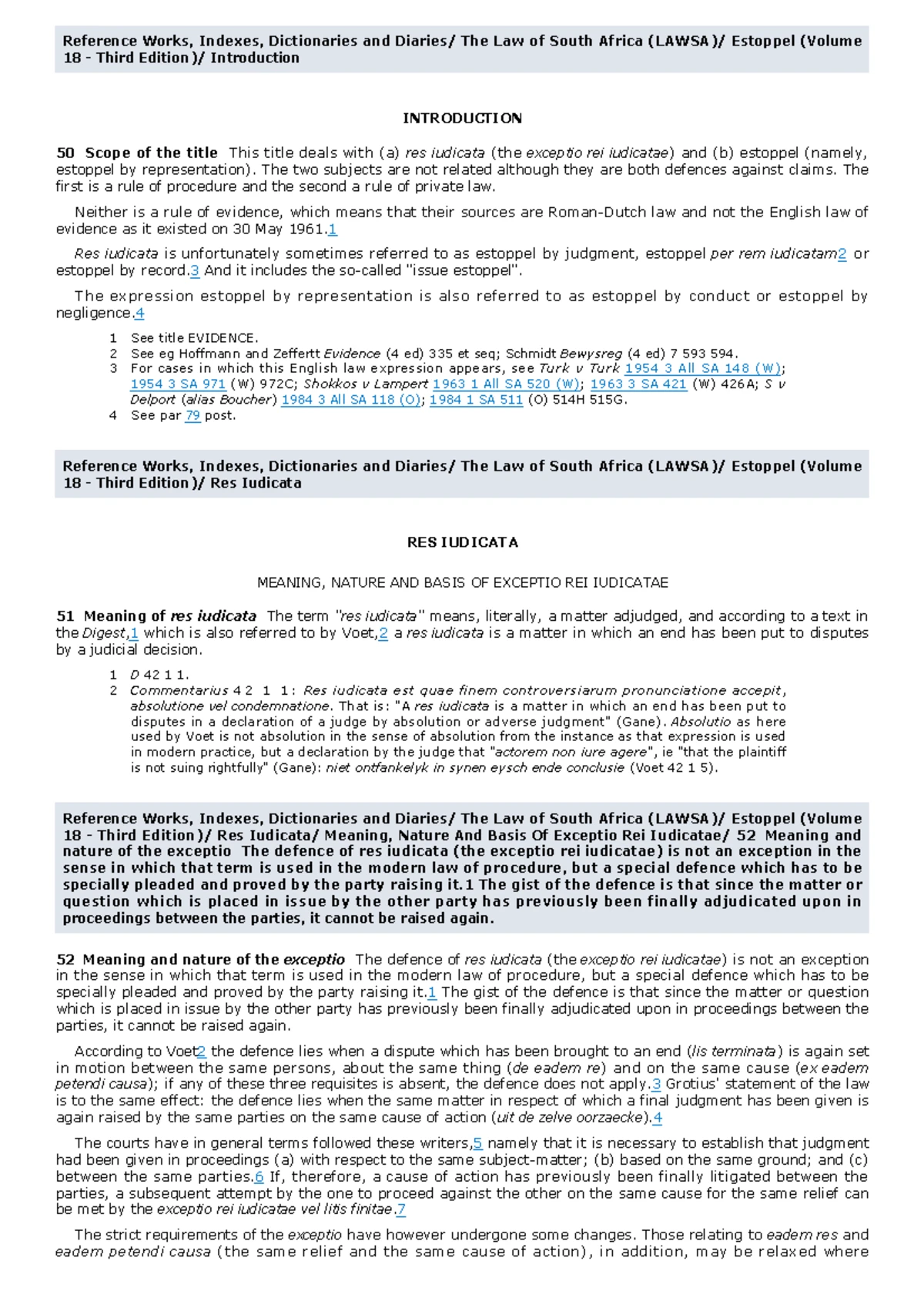 PVR 102 - Study Notes on Unjustified Enrichment & Liability - Studocu