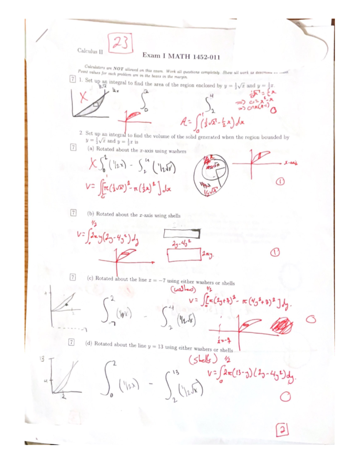 Calculus II Final Exam Review for MATH 201: Key Concepts & Practice ...