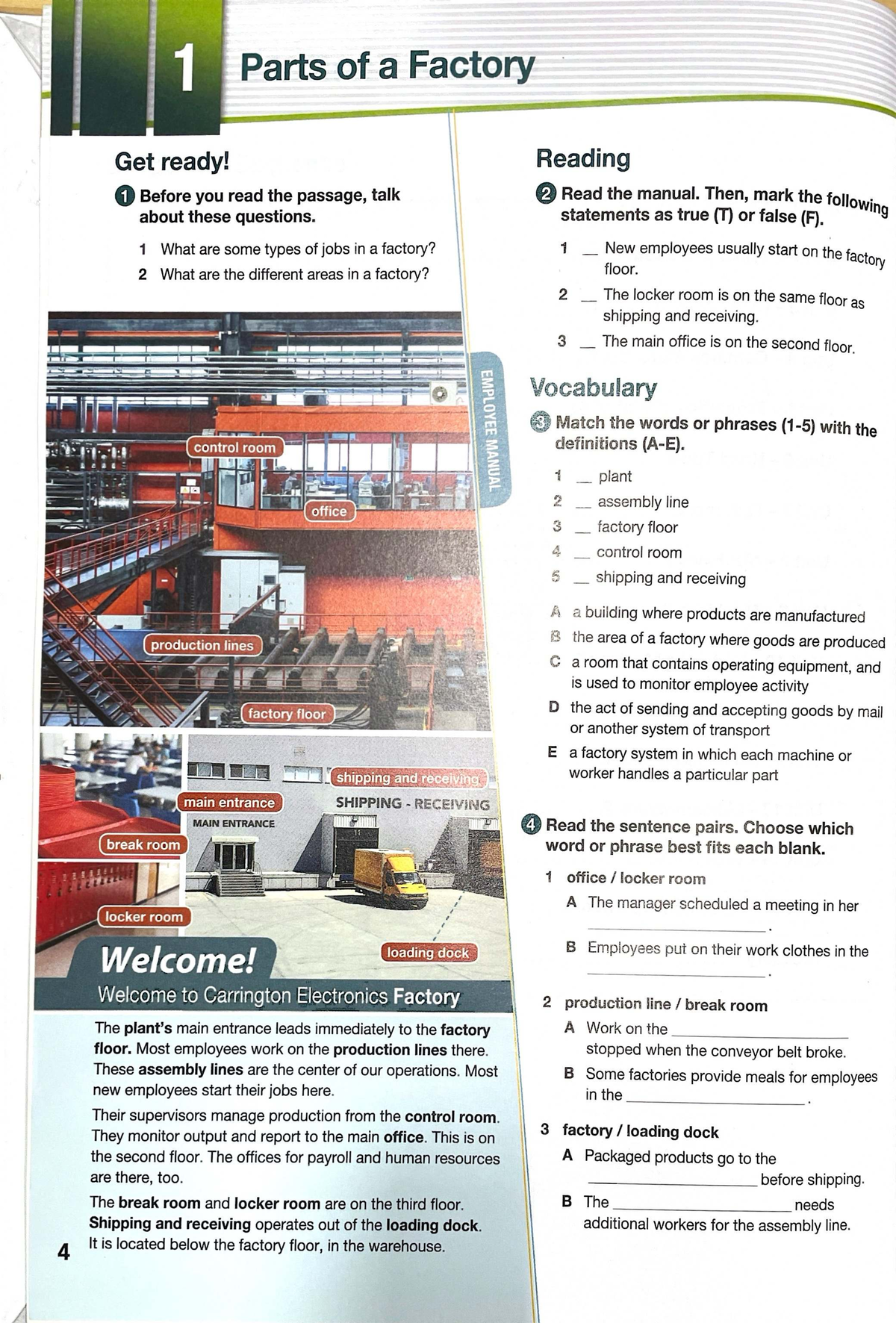 **Title: Parts of a Factory: Vocabulary and Troubleshooting Guide (ENG ...