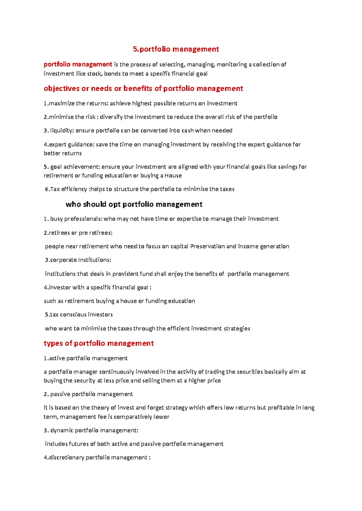 Portfolio Management Strategies: Maximizing Returns & Minimizing Risks ...