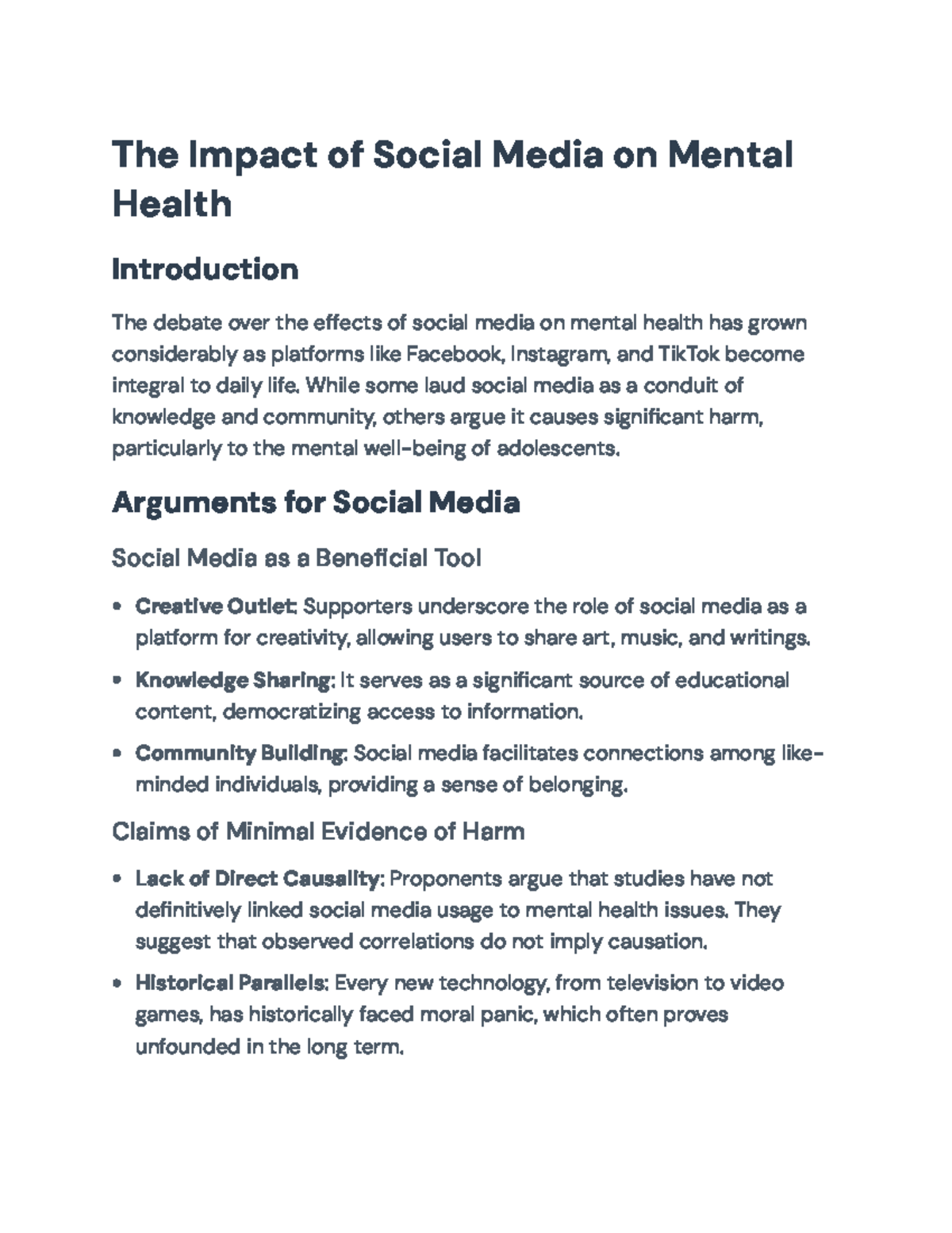 The Impact of Social Media on Mental Health: A Comprehensive Analysis ...