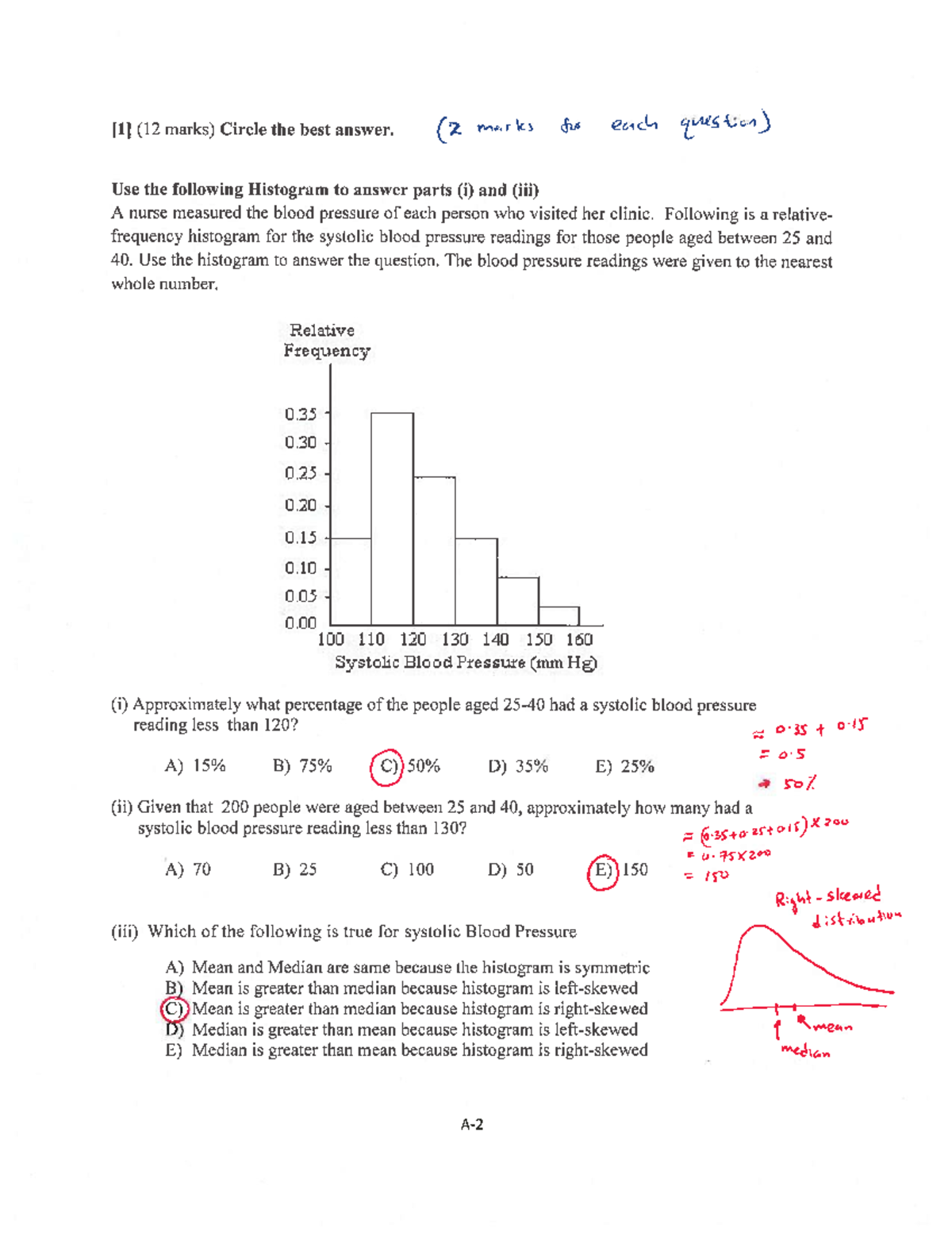 Midterm Practice Problems 1 Solutions (Statistics) - Studocu