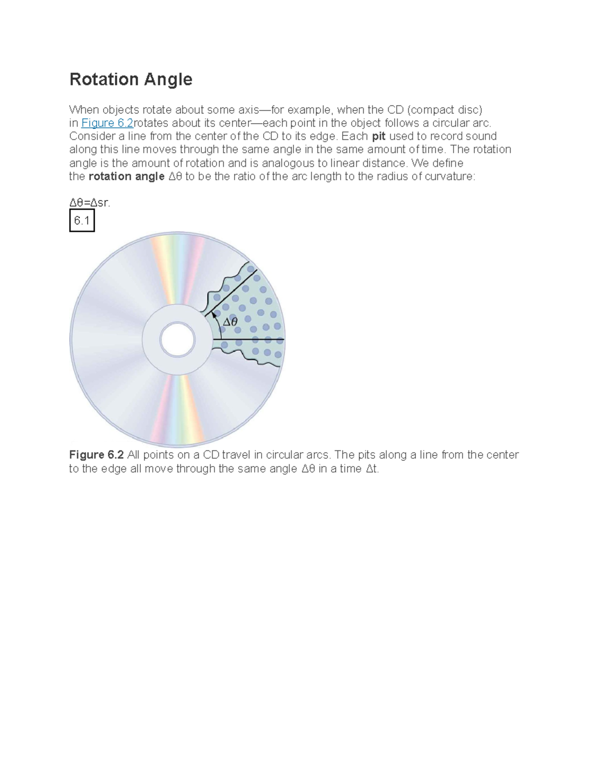 Rotation Angle - Rotation Angle When objects rotate about some axis—for ...
