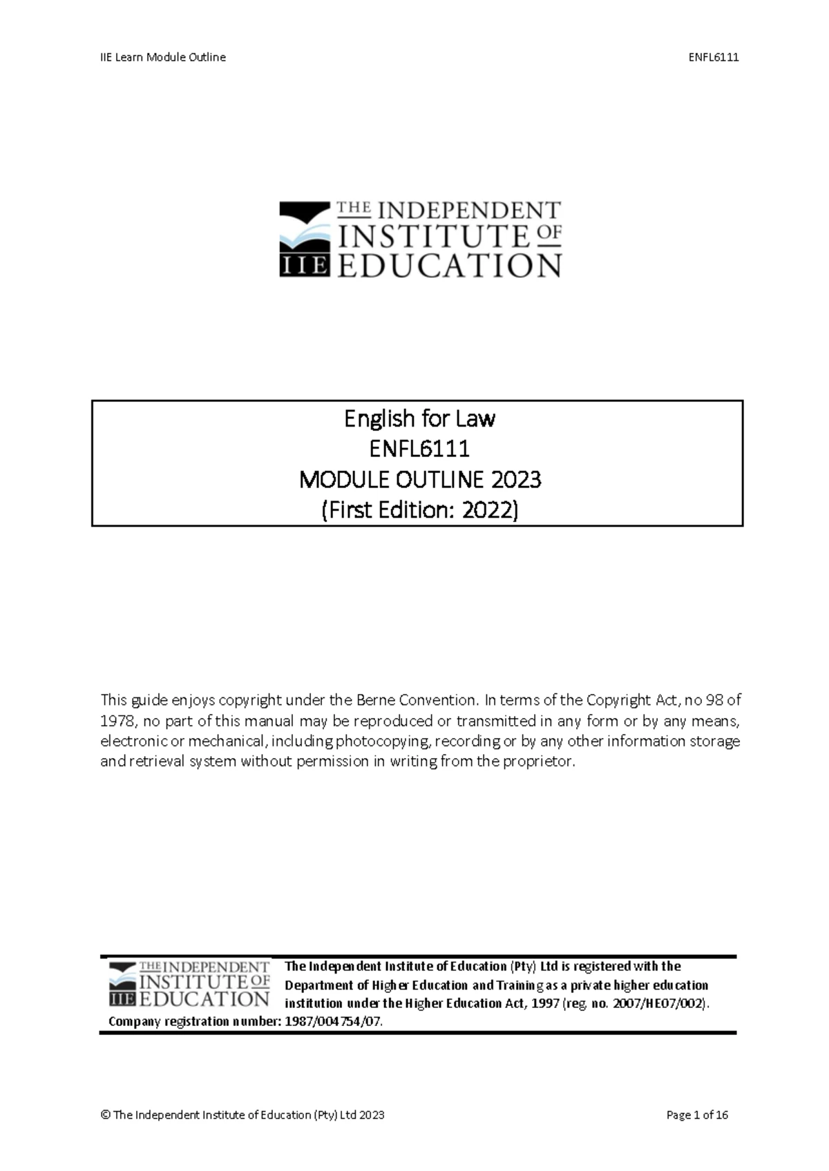 Labour Law Notes - LLAW - Key Concepts and Framework - Studocu