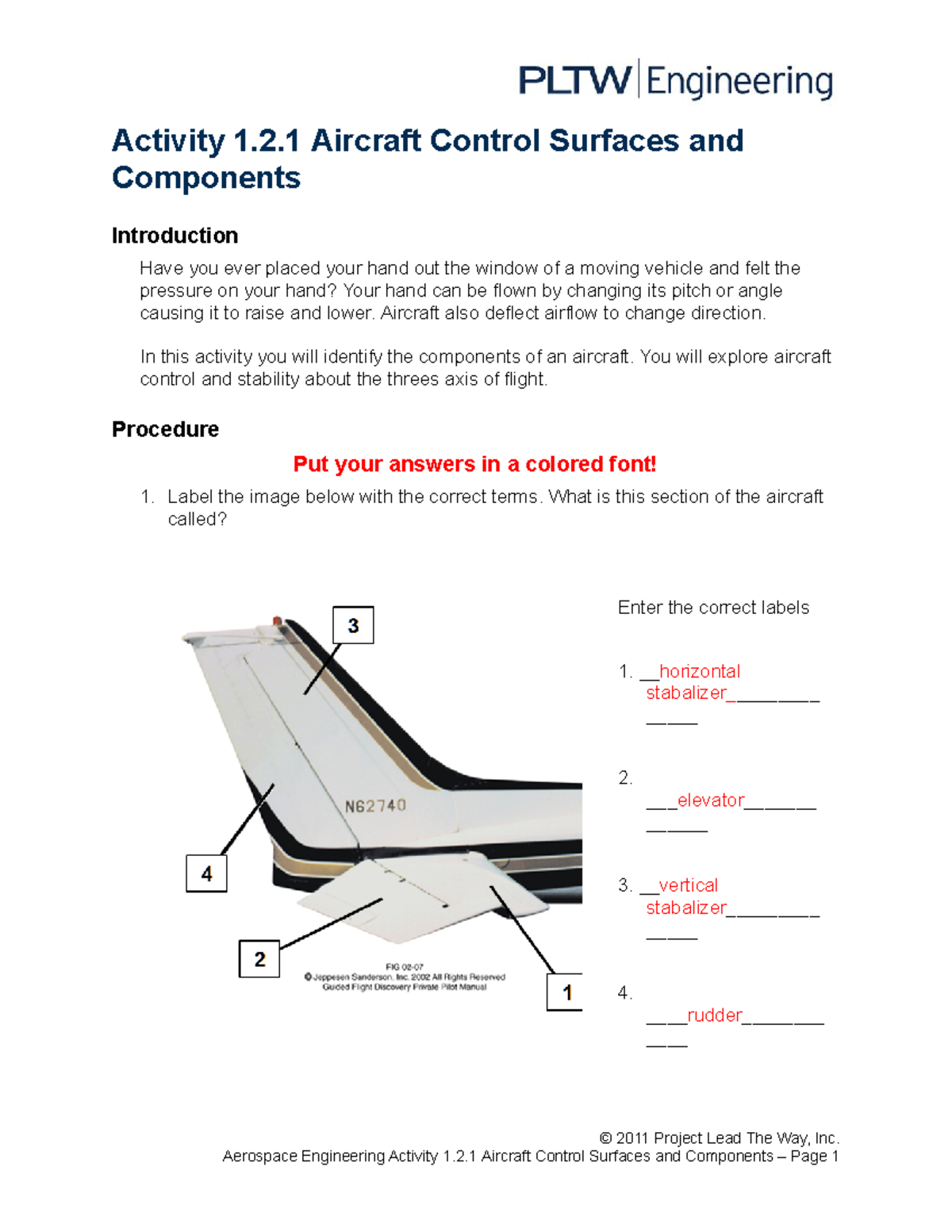 Copy of 1.2.1.A Aircraft Control Surface.docx - Google Docs - Activity ...