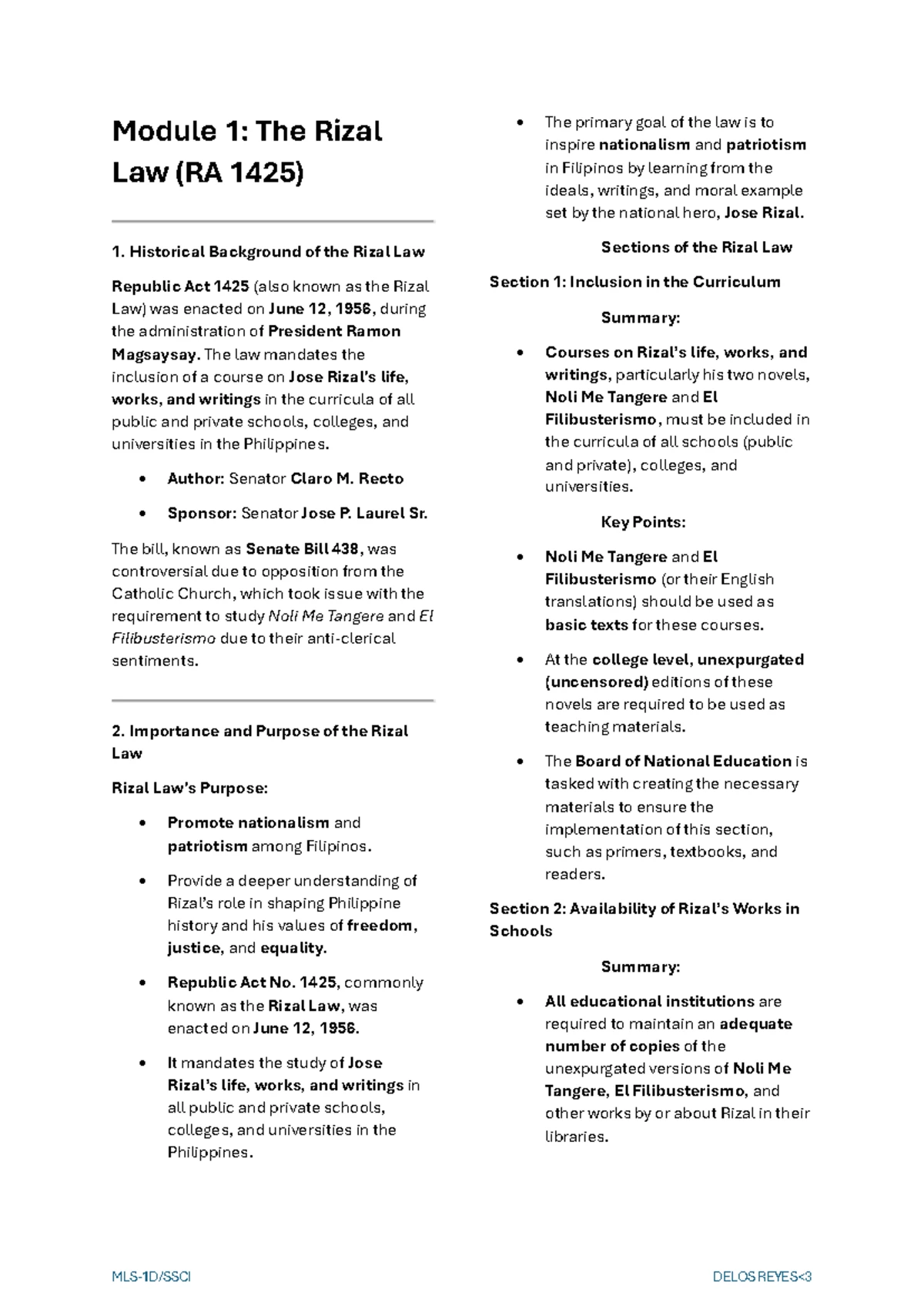 Rizal: A Knight Errant of Freedom Analysis - ESSAY Notes - Studocu