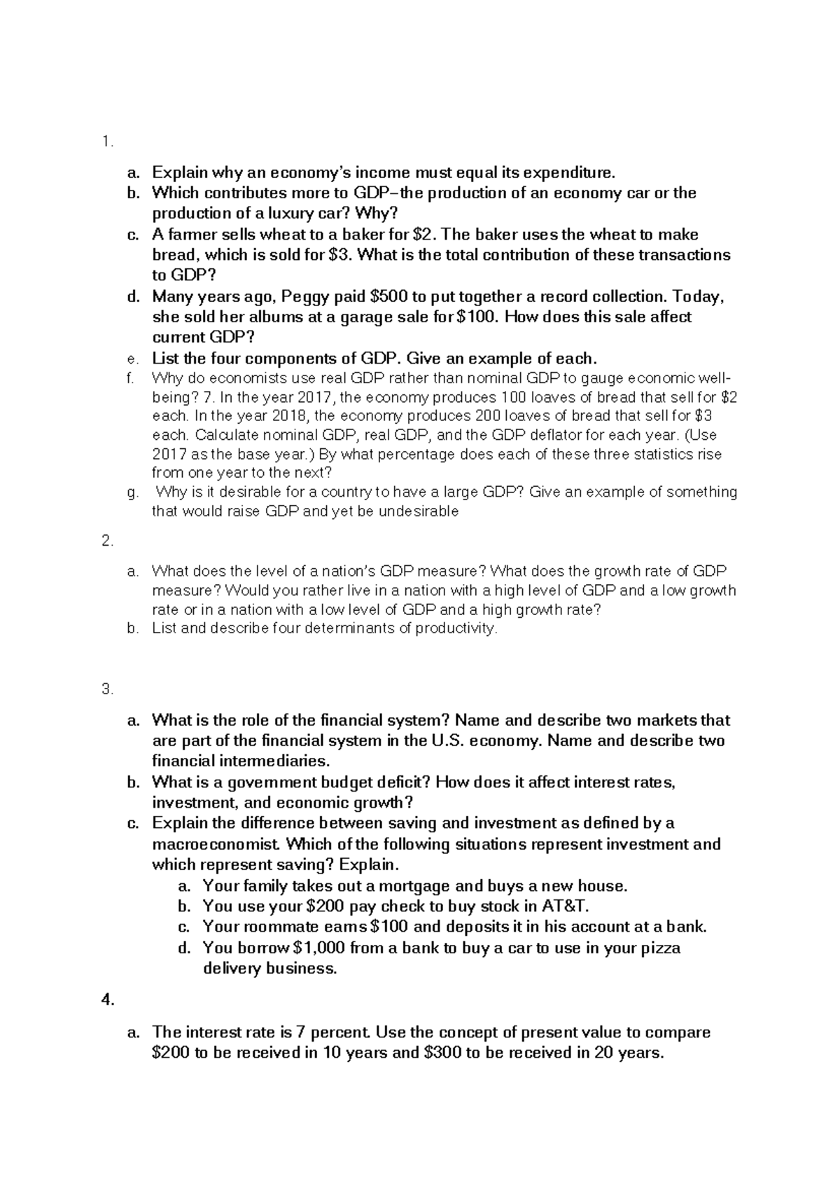 Assignment 04023133003 ALB001 2022A Economic Concepts and GDP Analysis ...