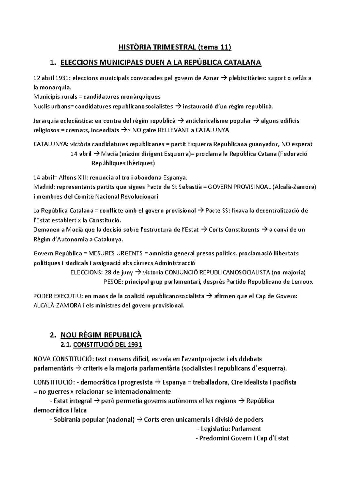 Història TEMA 11 + 12 - En català - Warning: TT: undefined function: 32 ...