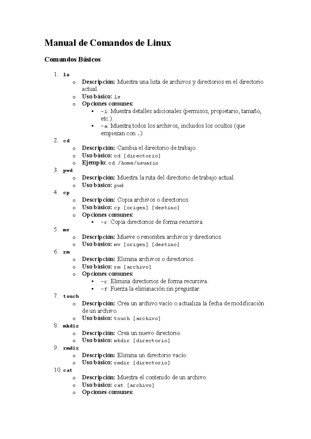 Manual de Comandos de Linux -Yoni - Manual de Comandos de Linux ...